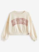 Next Sweatshirt 'Varsity'  beige / blå / pink / hvid