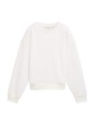 TOM TAILOR DENIM Sweatshirt  offwhite