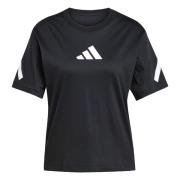 ADIDAS SPORTSWEAR Funktionsbluse 'Z.N.E.'  sort / hvid