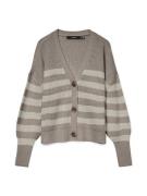 VERO MODA Cardigan 'VMLEA'  stone / lysegrå