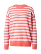 VERO MODA Pullover 'VMMARCIA'  lys rød / offwhite