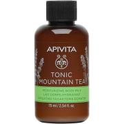 APIVITA Tonic Mountain Tea Travel Size Moisturizing Body Milk wit