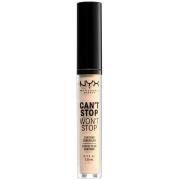 NYX PROFESSIONAL MAKEUP Can't Stop Won't Stop Concealer Pale