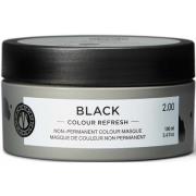 maria nila Colour Refresh Non-Permanent Colour Masque 2.00 Black