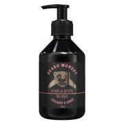 Beard Monkey Hair & Body Bergamot & Amber 250 ml