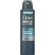 Dove Men Clean Comfort Anti-Perspirant Deo Spray 150 ml