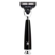 Mühle Rytmo 3-Blade Razor High-Grade Resin Black Mach3®