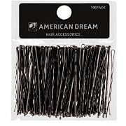 American Dream Hair Grips Pack of 100 Hair Grips Black