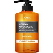 Kundal Honey & Macadamia Pure Body Wash Cherry Blossom 500 ml