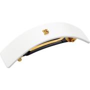 Balmain Cellulose Acetate Barrette Pour Cheveux White