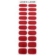 Love'n Layer Dark Days Metallic Holiday Red