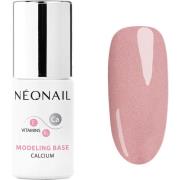 NEONAIL UV Gel Polish Modeling Base Calcium Pink Quartz