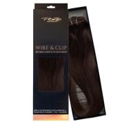 Poze Hairextensions Poze Standard Äkta Löshår Flip & Go 50cm Dark