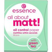 essence all about matt! oil control paper