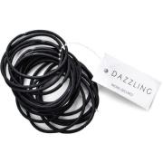 Dazzling Hår 18-pack Hair Ties Black