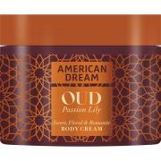 American Dream Oud scented Body Cream - Passion Lily  500 ml