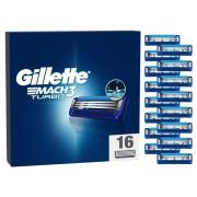 Gillette Mach3 Turbo Razor Refills for Men 16 Razor Blade Refills