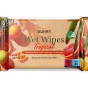 Gunry Wet Wipes Tropical  10 stk