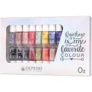 Depend O2 Christmas Nail Polish 15-pack