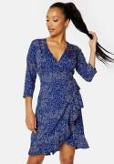 VERO MODA Henna 3/4 Wrap Dress Sodalite Blue XS