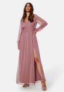 Bubbleroom Occasion Delilah prom dress Dark old rose 34