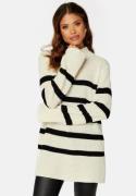 BUBBLEROOM Remy Striped Sweater White / Striped 4XL