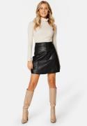 SELECTED FEMME Slfnew Ibi Leather Skirt Black 34