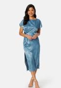 Bubbleroom Occasion Renate Twist front Dress Dusty blue S