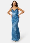 Bubbleroom Occasion Lucie Jacquard Gown Dusty blue 46