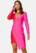BUBBLEROOM Two Sides Dress Pink / Red S