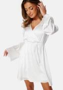 Bubbleroom Occasion Malique Satin Dress White XXS