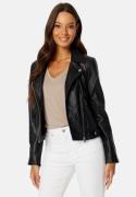 SELECTED FEMME Katie Leather Jacket Black 38