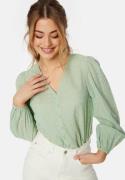 BUBBLEROOM Giorgia blouse Dusty green 44