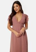Bubbleroom Occasion Grienne Wrap Gown Old rose XS