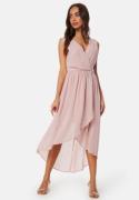 Bubbleroom Occasion High-Low Chiffon Dress Dusty pink 46