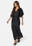 Bubbleroom Occasion Selena Satin Dress Black 34