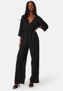 Happy Holly Kali 3/4 Sleeve Jumpsuit Black 40/42