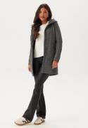 ONLY Sedona Light Coat Dark grey melange M