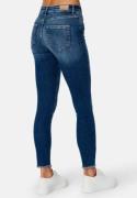 ONLY Blush Mid Ankle Raw Denim Medium Blue Denim M/30