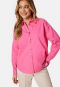 Pieces Tanne LS Loose Shirt Hot Pink M