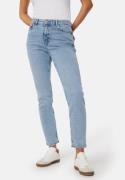 Pieces Pcbella High Waist tap ank jeans Light Blue Denim 25/30