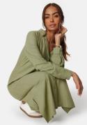 Happy Holly Linen Shirt Dress Khaki green 36/38