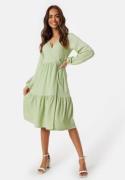Happy Holly Structure Wrap Dress Dusty green 52/54