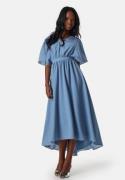 VILA Mirage 2/4 V-Neck Ankle Dress Coronet Blue 44