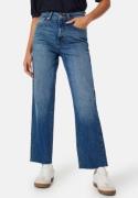 Happy Holly High Straight Ankle Jeans Medium blue 46