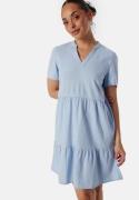 ONLY Onltiri-Caro V-Nec Lin Dress Cashmere Blue XS