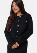 BUBBLEROOM Button Knitted Jacket Black XS