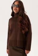 VILA Viostria Rollneck L/S KNIT TOP Coffee Bean XS