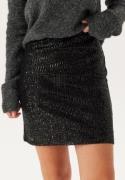 VILA Visparkling Hw Short Skirt Black XS