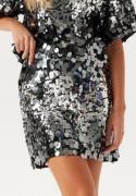 SELECTED FEMME Slftana Hw Short Sequins Skirt silver 34